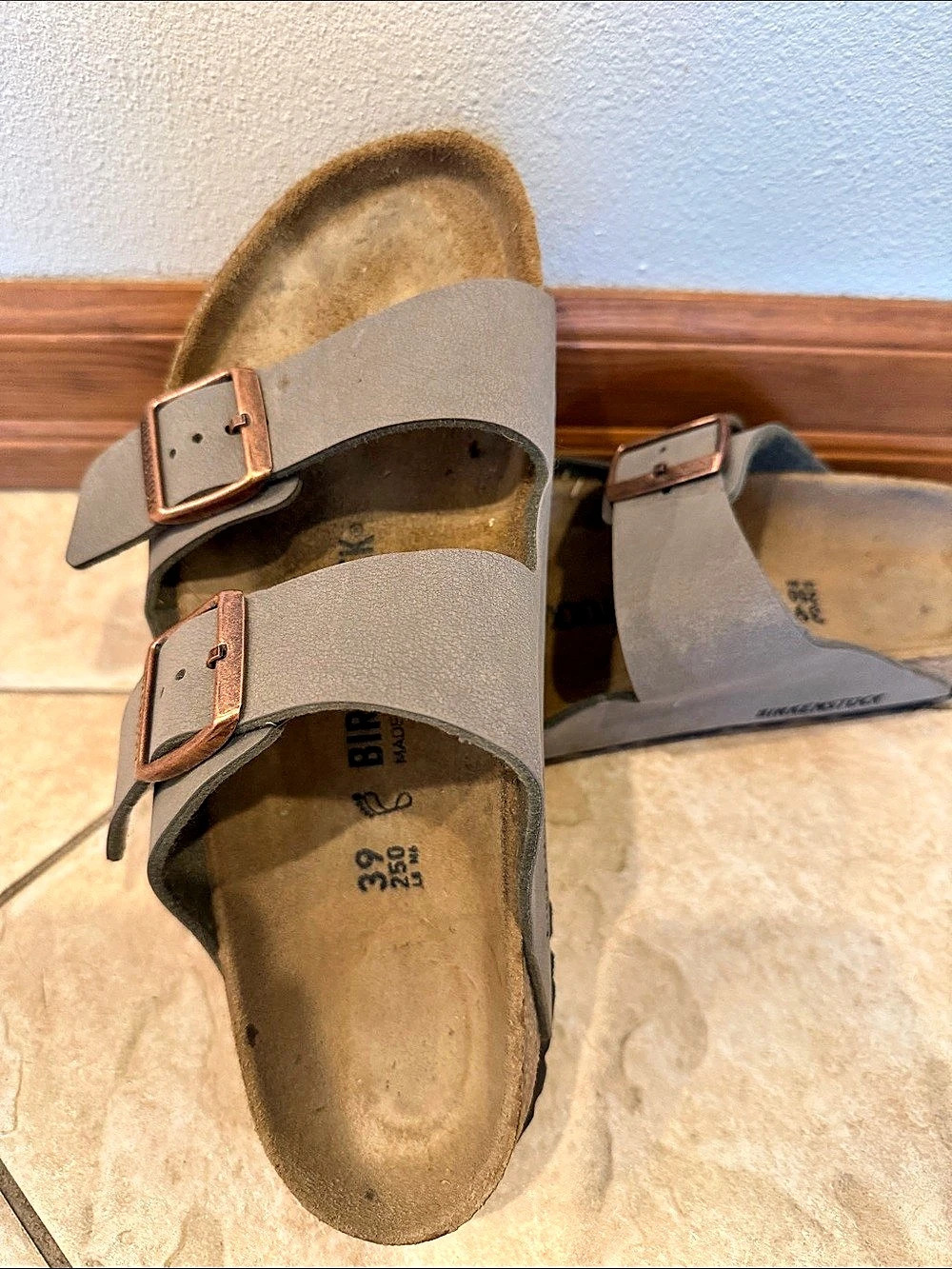 Birkenstock Arizona Sandals Gray EU 39